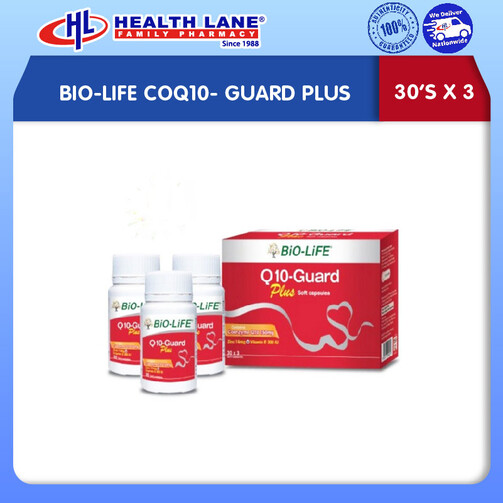BIO-LIFE COQ10- GUARD PLUS (30'Sx3)